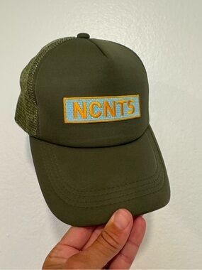 NCNTS (Encinitas, California) army green trucker hat